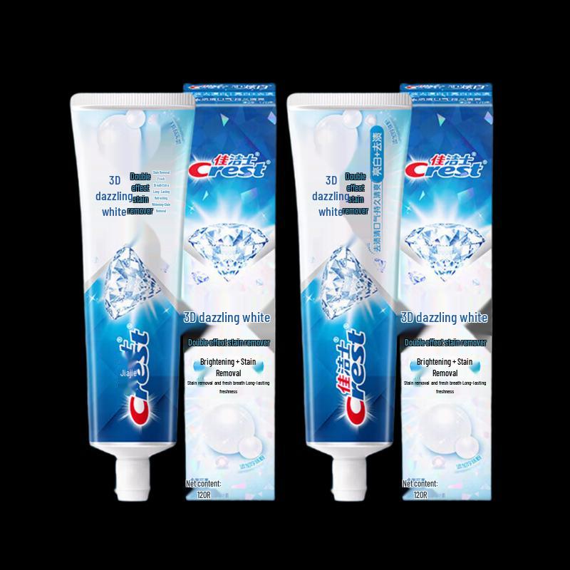 Crest 3D White Dual Action Toothpaste (2-Pack)