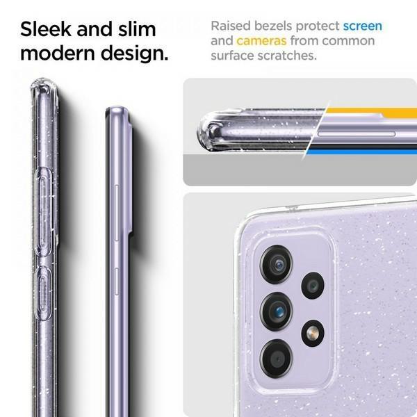 Etui do Samsung Galaxy A72 Spigen Liquid Crystal Glitter Przezroczyste