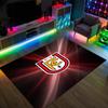 Union Berlin FC Design Crystal Velvet Carpet Cozy Non?Slip Printed Rug For Bedroom Living Room Entrance