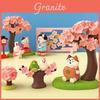 Cherry Blossom Cat Resin Figurine With Handcrafted Detail For Collectors And Gift Giving