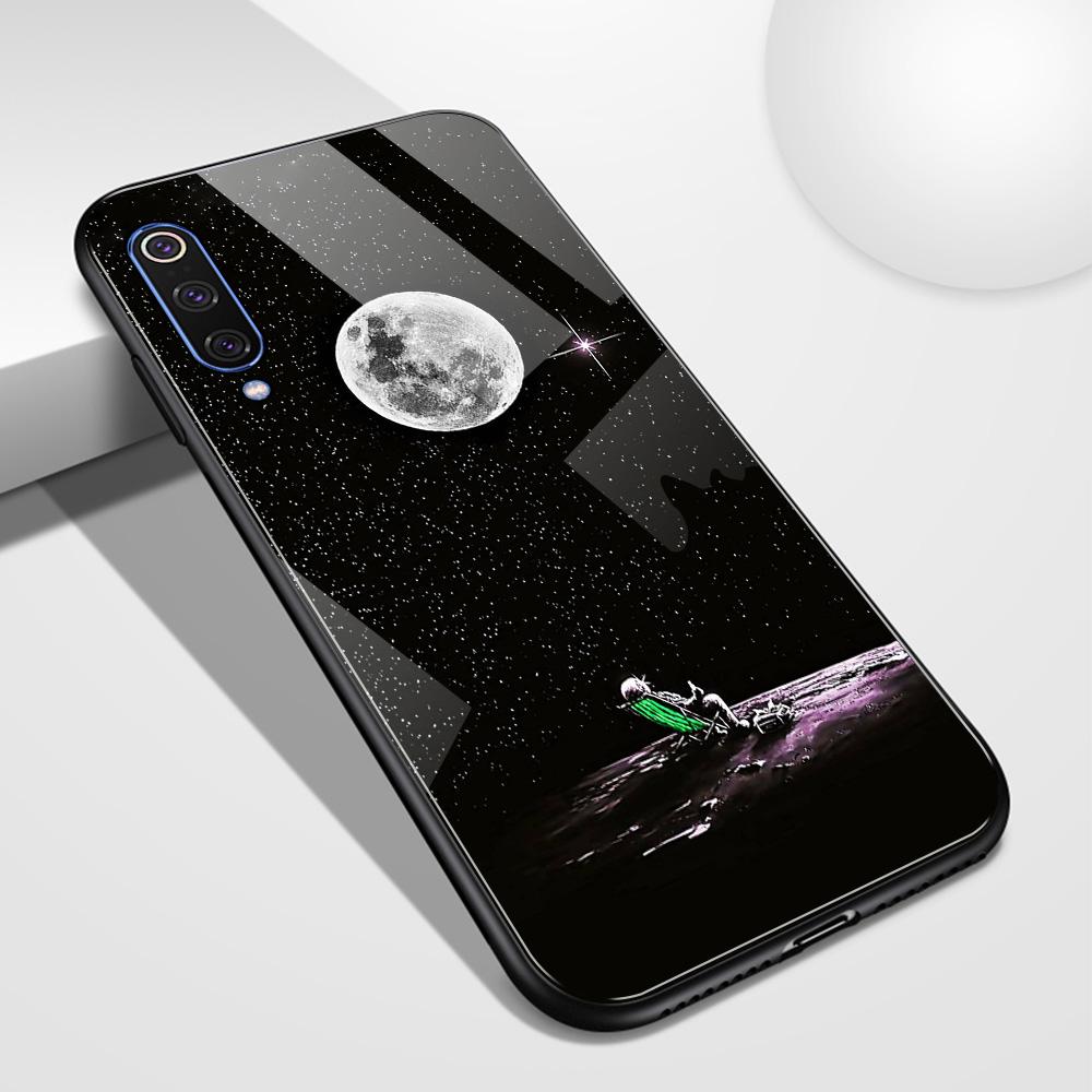 For xiaomi play glass back cover case redmi note 7 case for Xiaomi mi 5 5s 6 6x Redmi Note 5 6 7 Mi Max 3 Mi play K20 pro