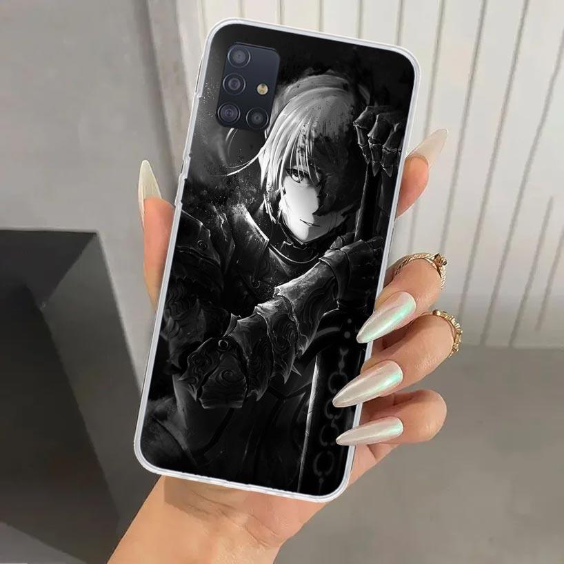 Fate Zero Stay Night Saber Phone Case for Samsung Galaxy A52 A32 A22 A12 A02S A50S A30S A10S Note 20 Ultra 10 Plus S10 A31 A20 A
