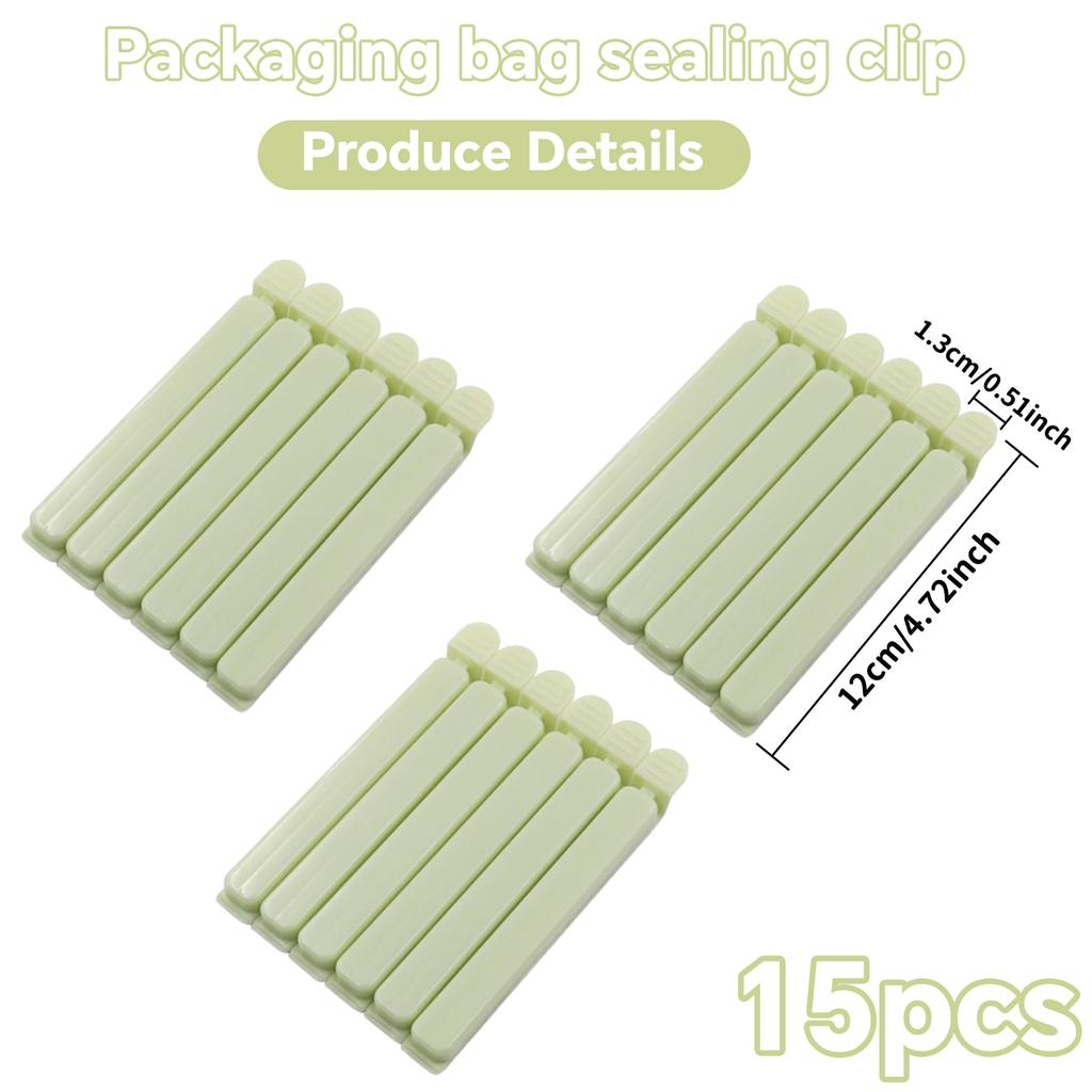 Food Storage Portable New Kitchen Accessories Food Snack Seal Sealing Bag Clips Sealer Clamp Plastic Tool