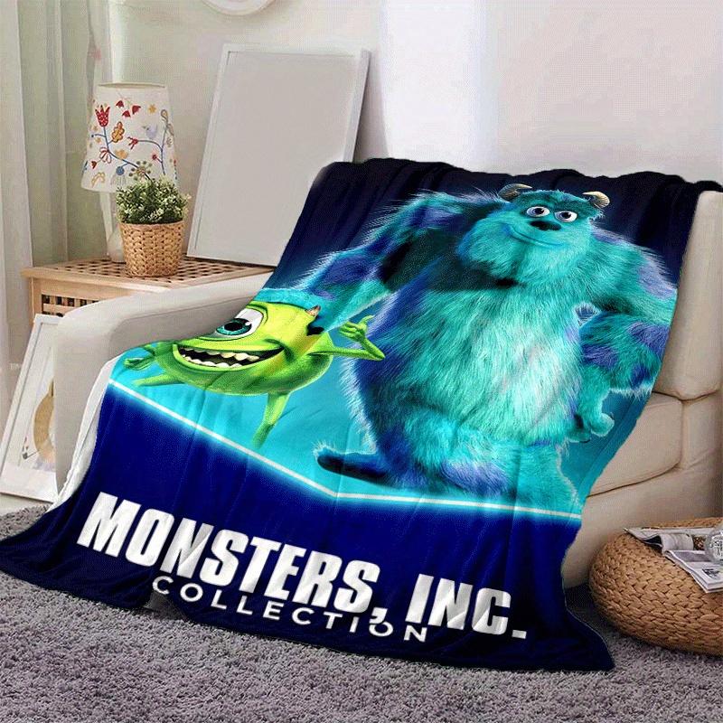 1pcMonsters, Inc Printing Blanket - Soft, All-Season Throw for Living Room, Bedroom,Personalized Gift with Adorable Cartoon Design