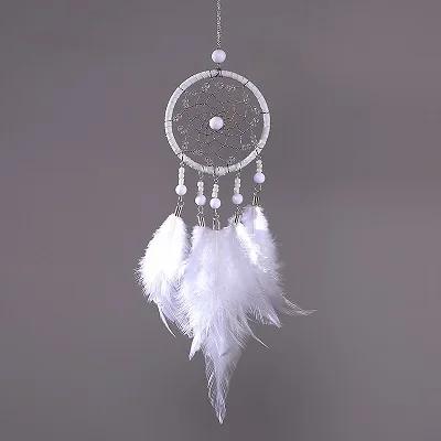 

Mini 34cm Tassel Catching Monternet Creative Feathers Wind Chimes Decoration Pendant Car Wall Hanging Dream Catcher Home Crafts