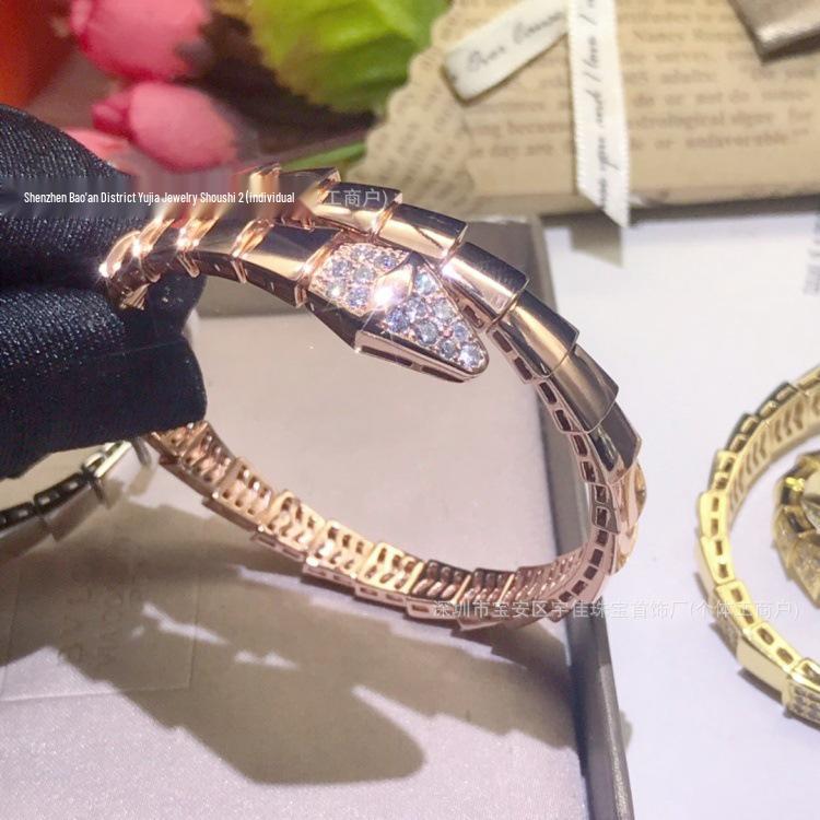 Seiko 18K Gold & Diamond Snake Bracelet: Women's 925 Sterling Silver, Double Circle, Mother-of-Pearl Inlay.