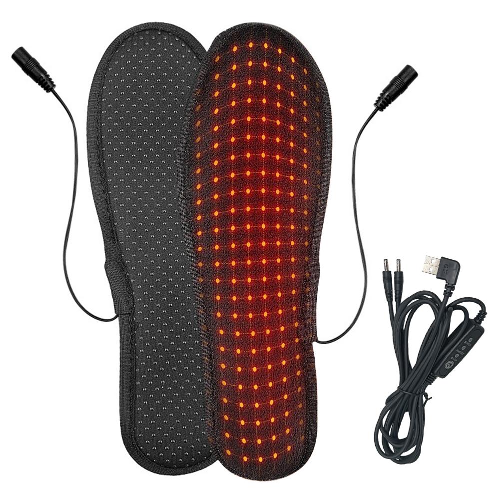 Elektrycznie podgrzewane wkładki do butów Ogrzewacz do stóp Zimowe elektrycznie podgrzewane wkładki do butów dla kobiet i mężczyzn