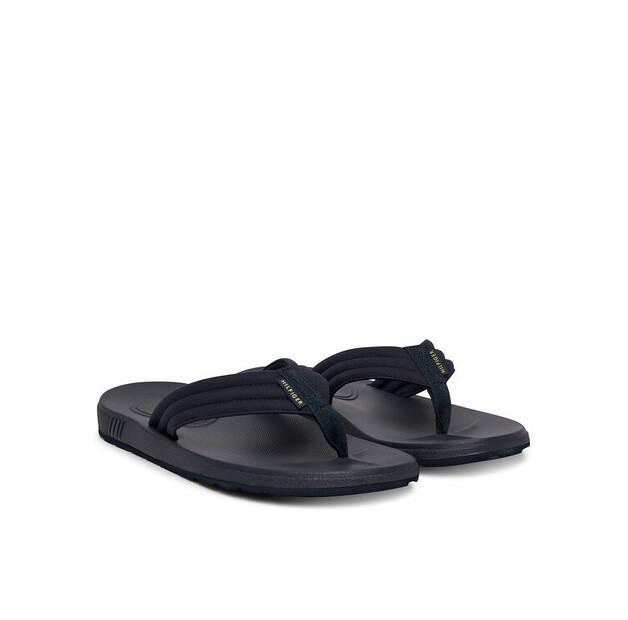 Шлёпанцы Tommy Hilfiger Molded Hilfiger Lth Beach Sandal