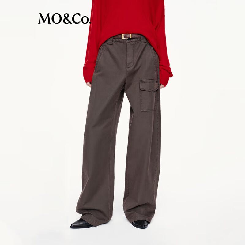 

MO&Co. Women s Mid-Rise Cargo Trousers M