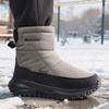 Brand Winter Sneakers Men's Boots Thick Plush Warm Men's Snow Boots Soft Non-Slip Men Ankle Boots Outdoor Waterproof Men's Boots