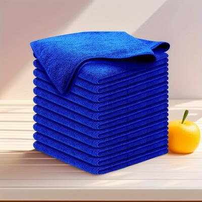 Paños de Limpieza de Microfibra para Coches - Super Absorbentes, Toallas Multiusos para Quitar el Polvo y Secar para el Hogar, la Cocina y el Cuidado Exterior del Vehículo
