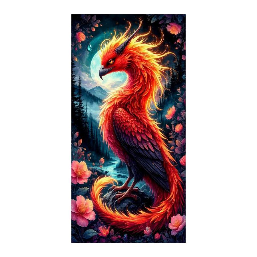 

Dragon and Phoenix Large Size Diamond Painting New Collection Animals Diy Full Drill Rhinestone Embroidery Mosaic Cross Stitch Kits Square drill 30x60cm
