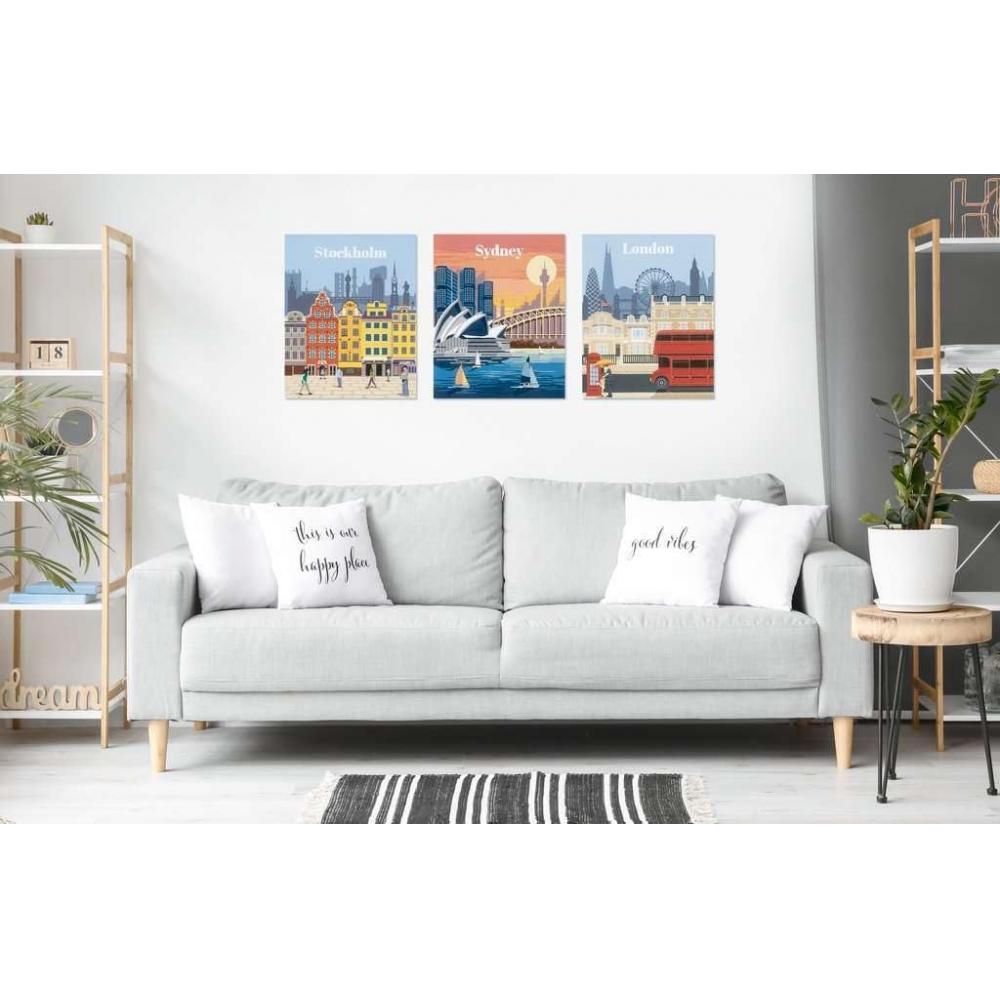 Ravensburger CreArt London, UK 23525 4 (Omalovánky Malování podle čísel Olejomalba Umělecká malba)