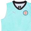Puma 2023-24 Melbourne City Comfortable Versatile Training Straight-Cut Tank Top Unisex Tops Teal 776096-01