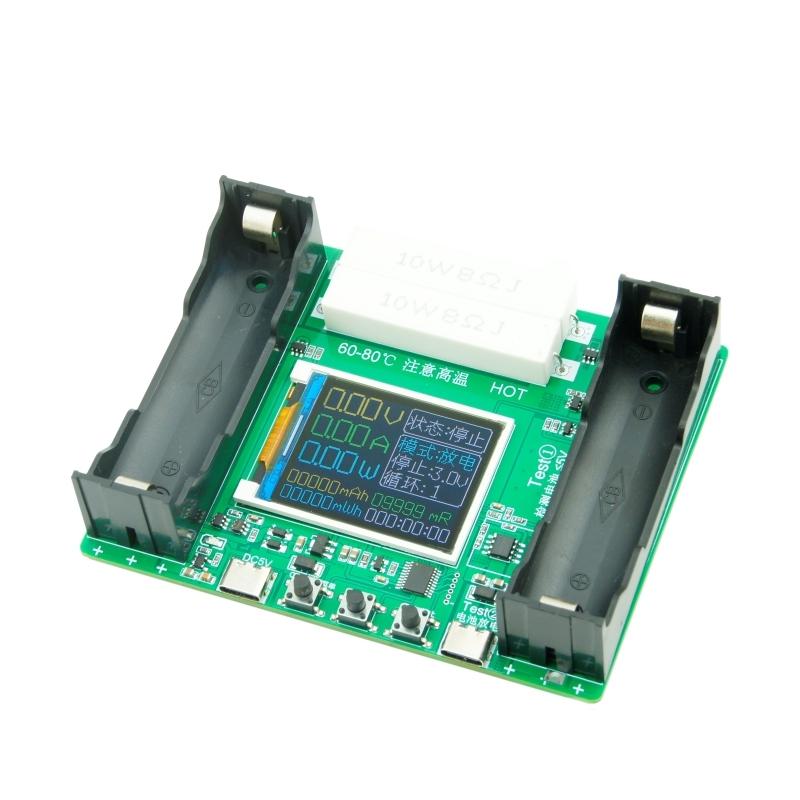 18650 Type-C LCD 4/1 Channel Display Battery Capacity Tester MAh Lithium Digital Battery Detection Module For Battery Testing