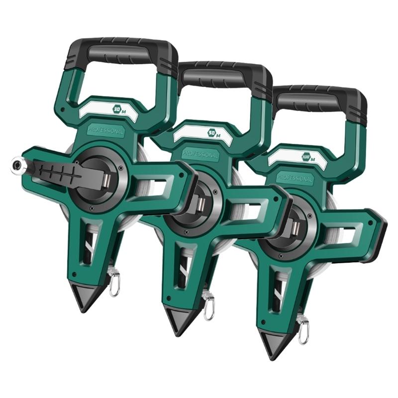 Professional Waterproof Tape Measure Easy to Use & Reliable Measuring Tool 30/50/100m for Construction House Decoration