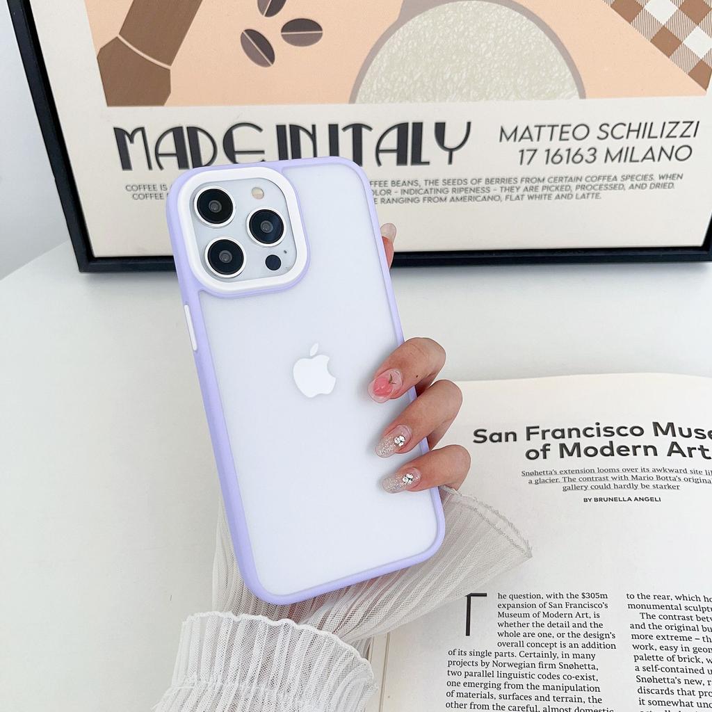 Macaron Skin Matte Two In One IPhone 17 ProMax Phone Case  Apple 16 Fall Protection Case