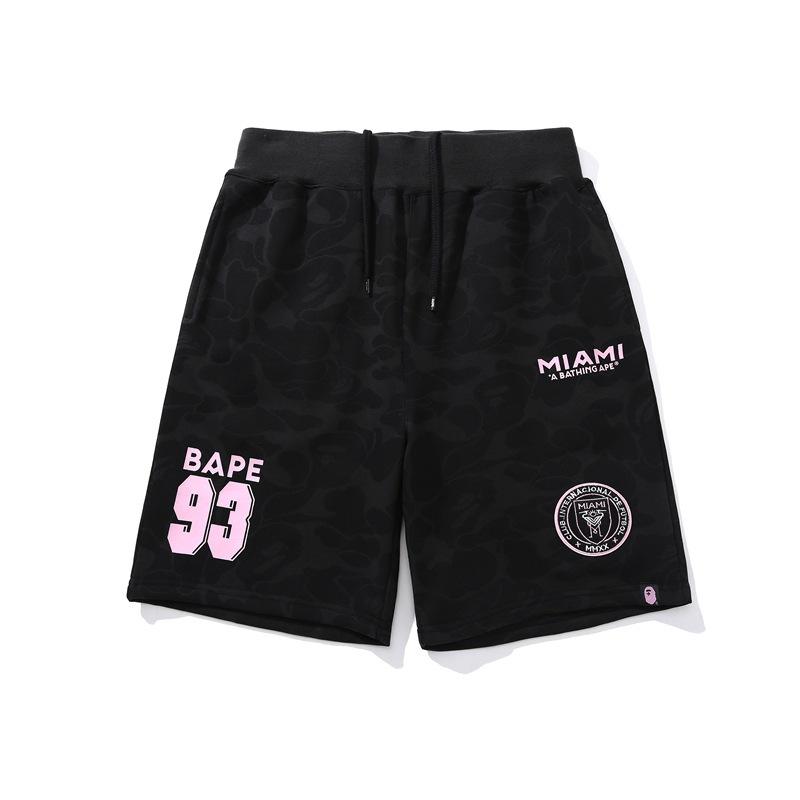 Pantaloncini Casual Bape Shark Camo da Uomo Estivi da Spiaggia Board Shorts a 5 Tasche Pantaloncini da Campo Streetwear