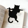 Cute Black Cat Bookmark Suitable for Cat Lovers Gift, Adorable Kitten Bookmark for School, Home & Office - Book Page Marker for Students, Teachers