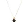Year Geometric Square Necklace Women'S Light Luxury Simple Atmosphere Micro Pendant Accessories