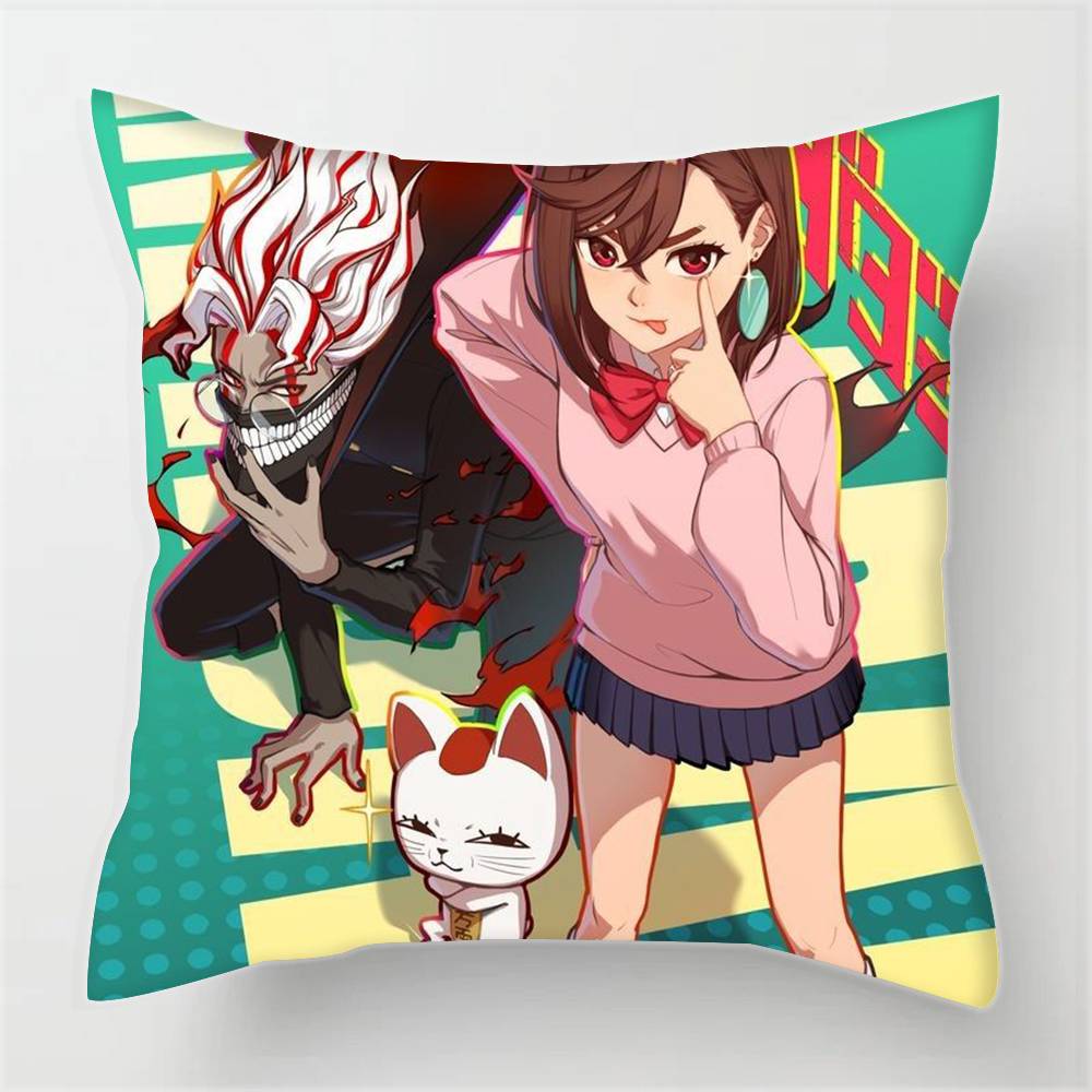 ANIME D-Dandadans CLASSIC  Pillowcases Cushion Covers Living Room Sofas Home Decor Gifts