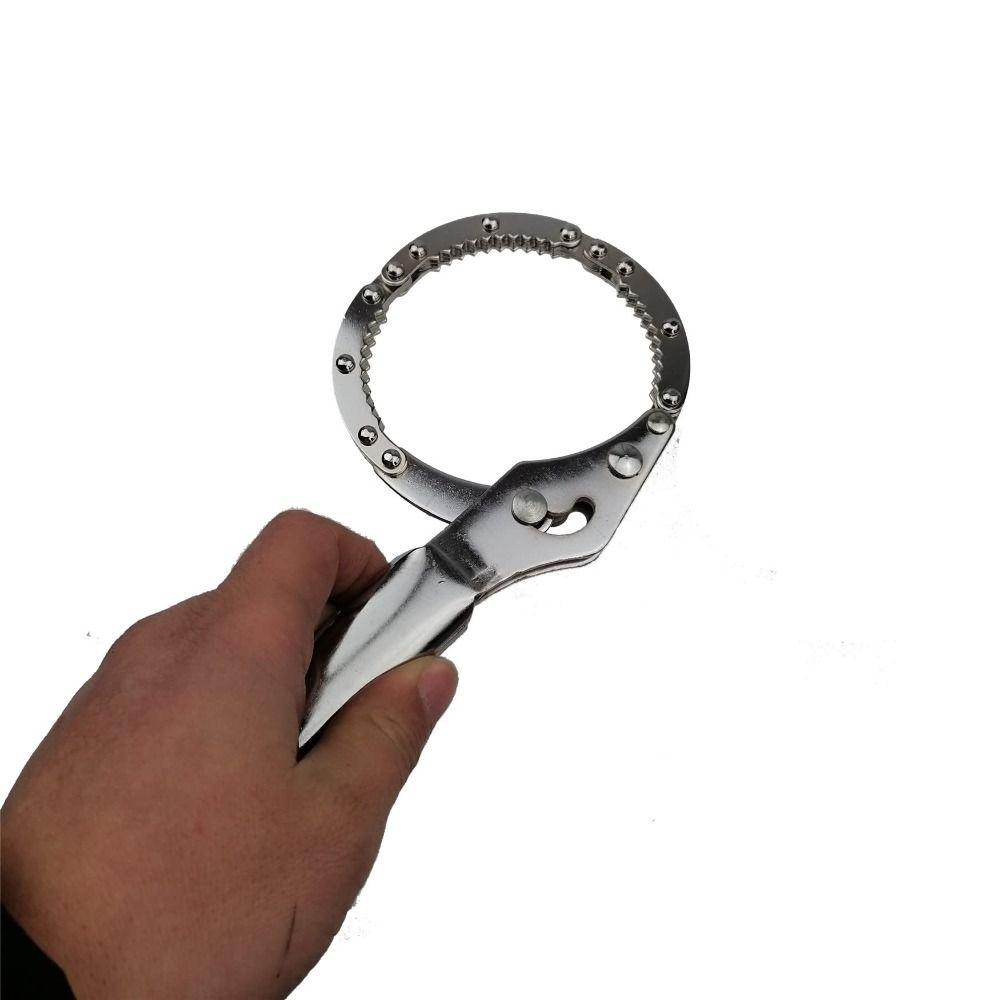 Adjustable Oil Filter Wrench Durable Chain Reinforcement Wrench Filter Wrench Confined Areas