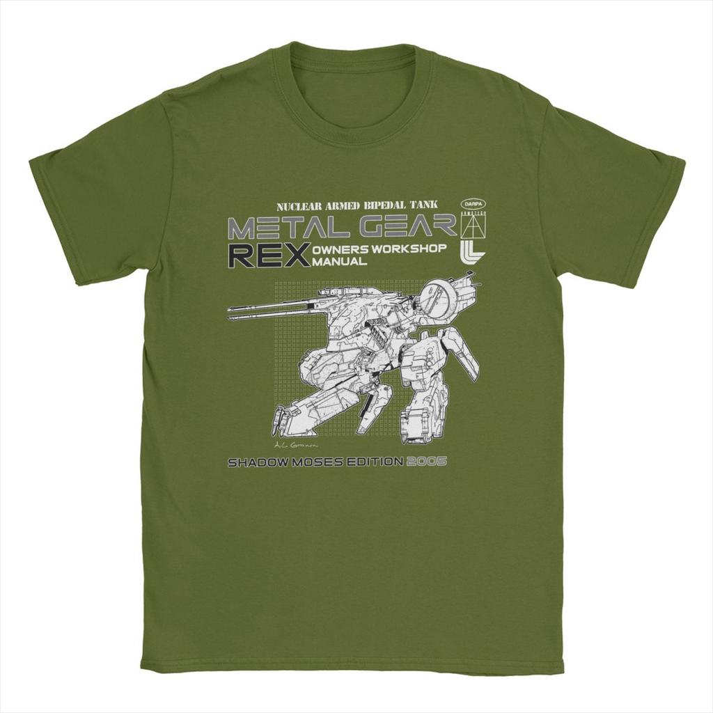 Metal Gear Solid Rex Manual T-Shirts Men Funny 100% Cotton Tee Shirt Round Collar Short Sleeve T Shirt New Arrival Clothes