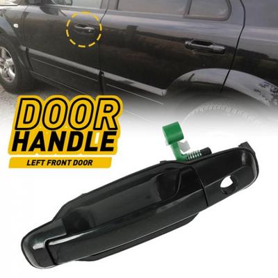 Left Front Driver Side Black Exterior Door Handle For Kia 2003-2006 Sorento LX V