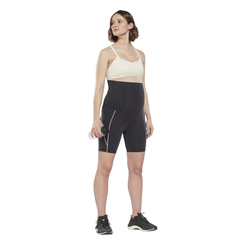 Reebok Womens/Ladies Lux Maternity Biker Shorts
