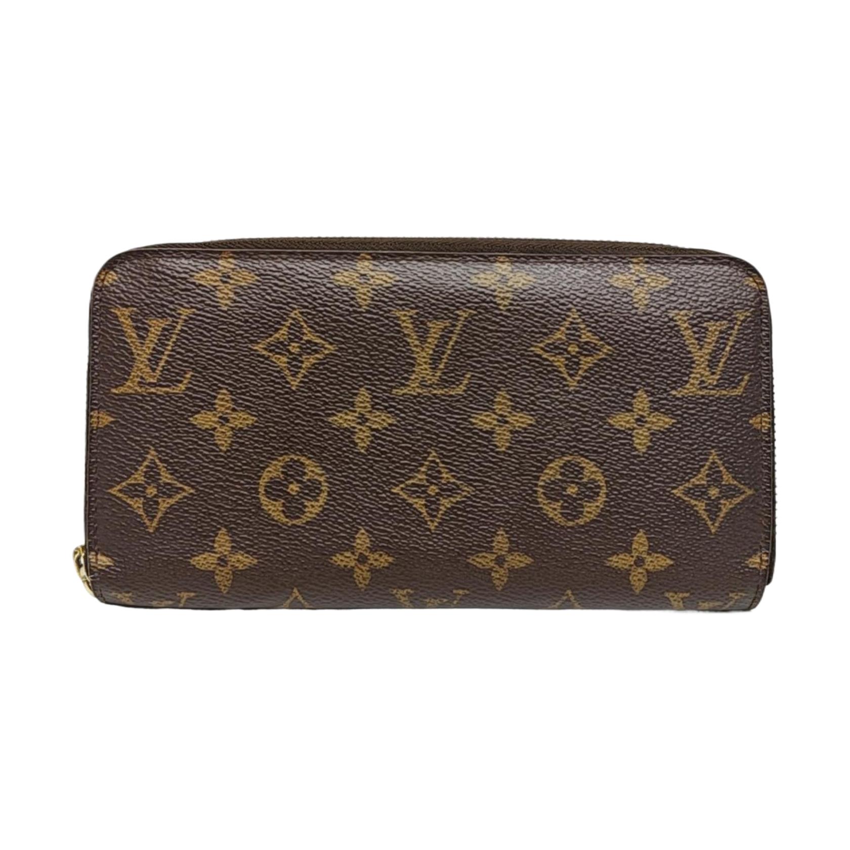 [Pre-Owned] Louis Vuitton Zippy Wallet `Brown