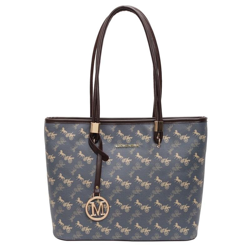 Large Capacity Women Tote Bag With Pu Material And Zipper Closure For Daily Commuting