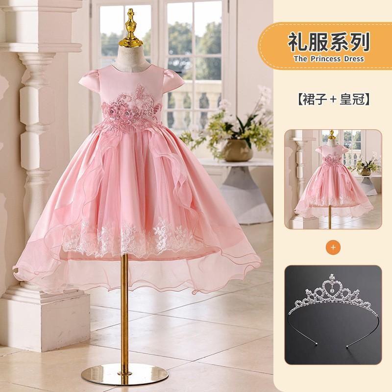 Mädchen Prinzessin Schönheitswettbewerb Kleid Kinder Formelles Kleid Kleinkind Teenager Hochzeitsparty Abschlussball