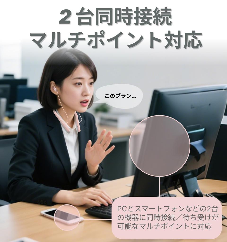 Bluetooth Neckband Sleep Earphones Left and Right Headphones with Sleep Comfortable Even When Tossing and Silicone 20dB Comfortable to High Sound 4 EQ