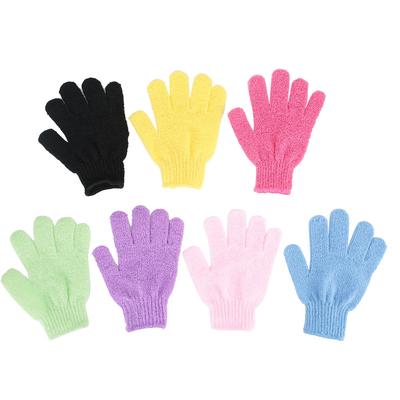 7pcs Bath Glove Shower Body Deep Cleaning Exfoliating Skin Spa Massage Scrub Glove7pcsSet
