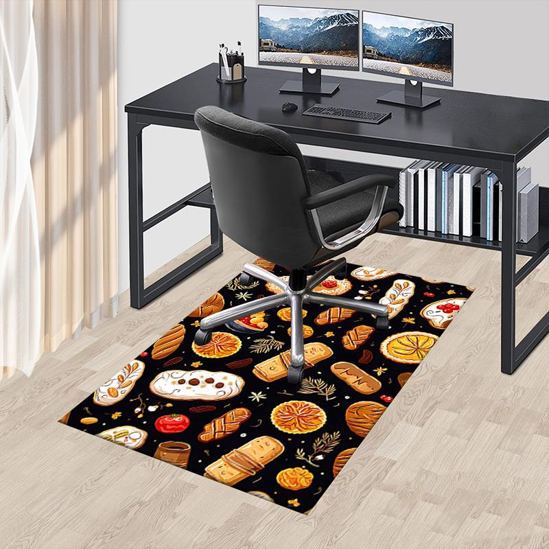 1PC Bread Pastry Anti-slip Carpet, Suitable for Office, Bedroomand Playrooms. It Can Also Be Used As a Sofa Footrest cover-R98
