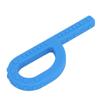 Oral Motor Chew Tool P Shape Silicone Autistic Children Chewers Sensory Hand Held Toy Blue