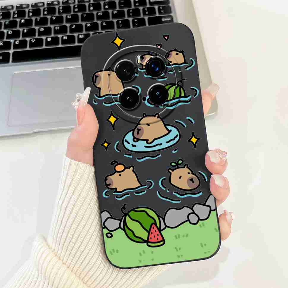 For Honor Magic7 Pro Case PTP-N49 Luxury Painted Cover Soft Silicone Phone Case For Honor Magic7 Magic 7 Pro Cover Funda Housing