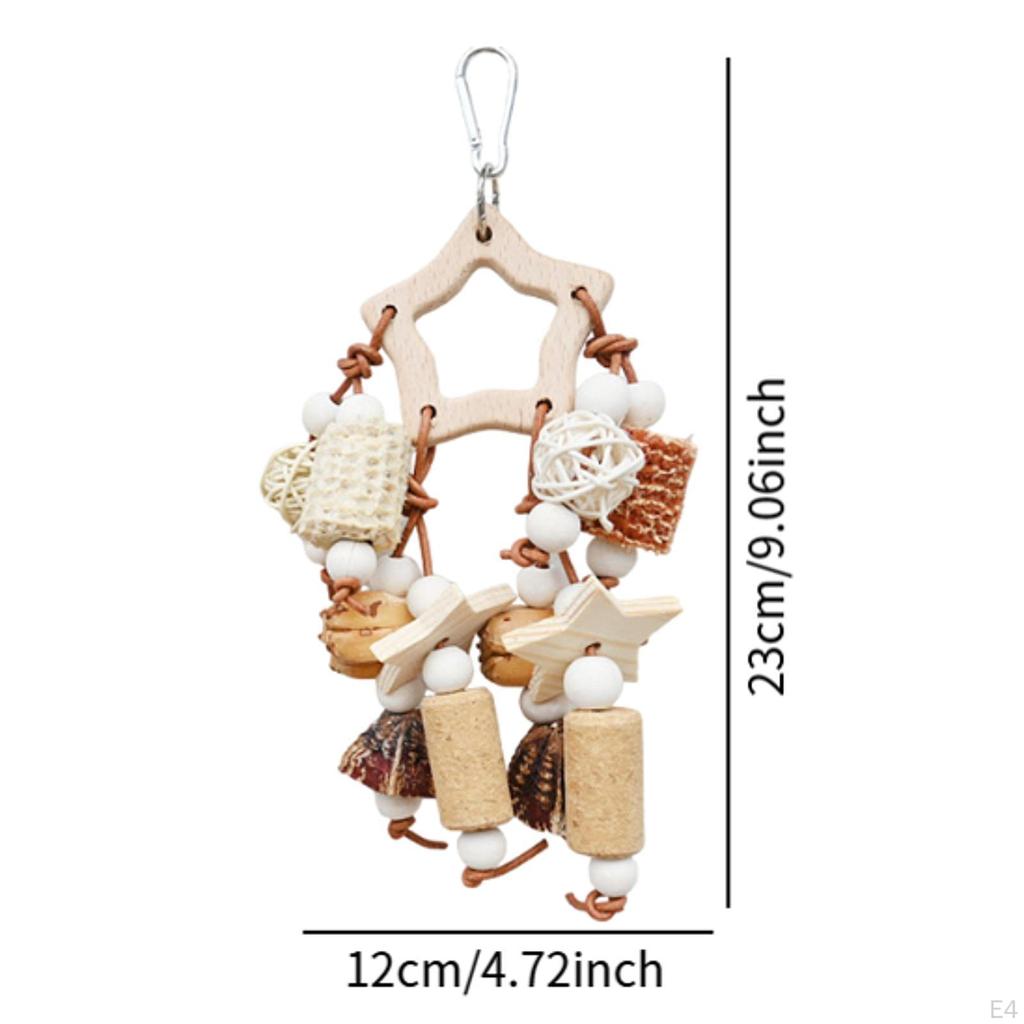 Hračka pro ptačí klec Procvičovací závěsné lano pro korely, andulky, malé papoušky