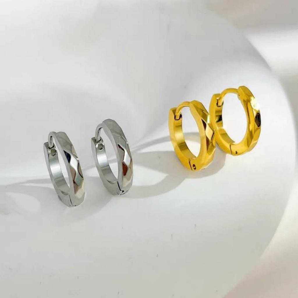 Stainless Steel Small Hoop Earrings for Women Men Jewelry Accessories Gifts