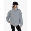 ICH MODE Women's American Retro Loose Hooded Sweatshirt