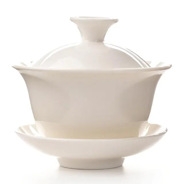 Традиционный чайный сервиз, чайные чашки Gaiwan, 120 мл, керамическая чайная супница Zisha, чаша с крышкой, блюдце, чайная чашка кунг-фу, Прямая доставка