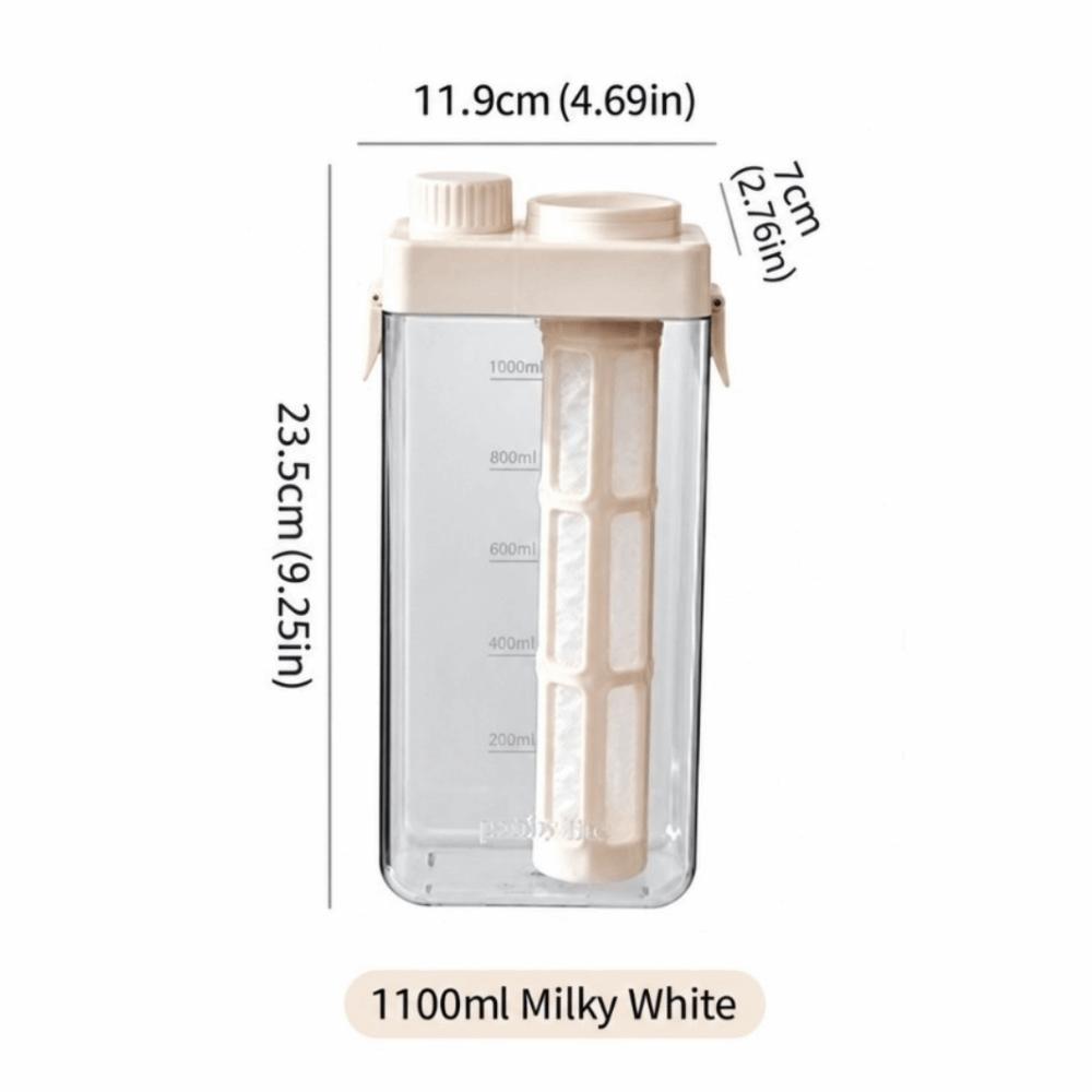 Double Silicone Seal Cold Brew Pitcher PP ABS AS Brewing Coffee Carafe  Kitchen Counter