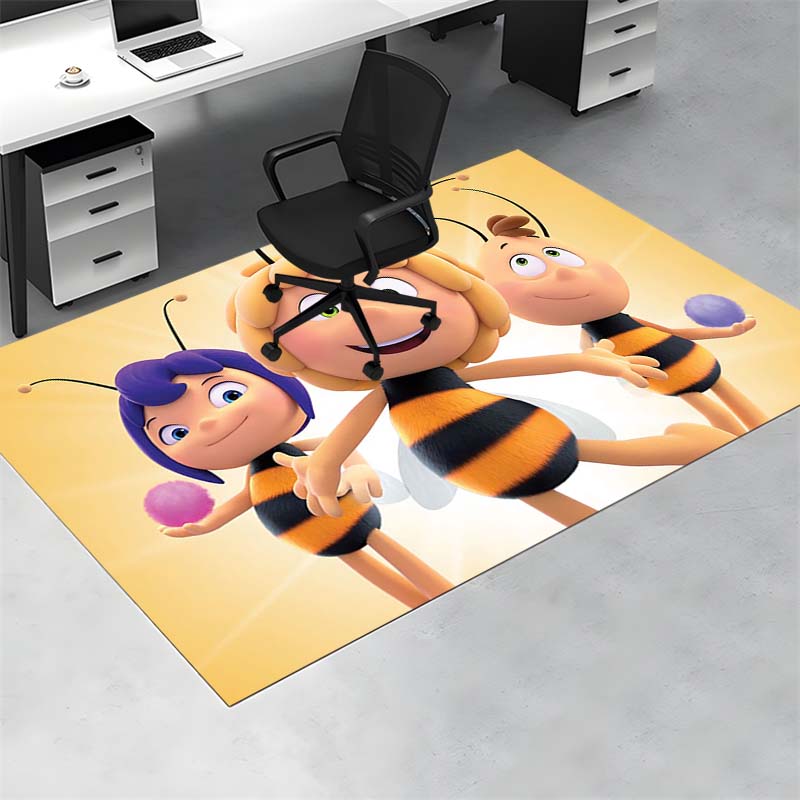 Tappetino Maya l'Ape Amici Stampa Personaggi Antiscivolo Ingresso Tappeto Pavimento Serie Animata Casa Corridoio Decorazione