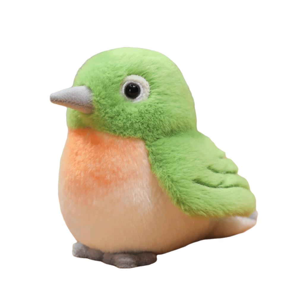 Shaking Sound Lifelike Bird Plush 12cm Size Realistic Bird Doll Stuffed Bird Doll  Christmas Gift