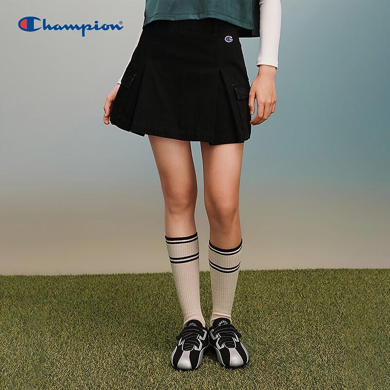 Женская плиссированная джинсовая юбка Champion XL чёрный