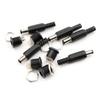 15Pcs for DC Power Plug 5.5x2.1mm for Dc Plug 5.5-2.1 Wire Type Standard Length 9mm for DC Male Plug Power Supply DIY fo