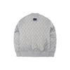 MLB Plaid Logo Print Zip Long Sleeve Jacket Men jackets Gray 3AJPM0121-43MGS