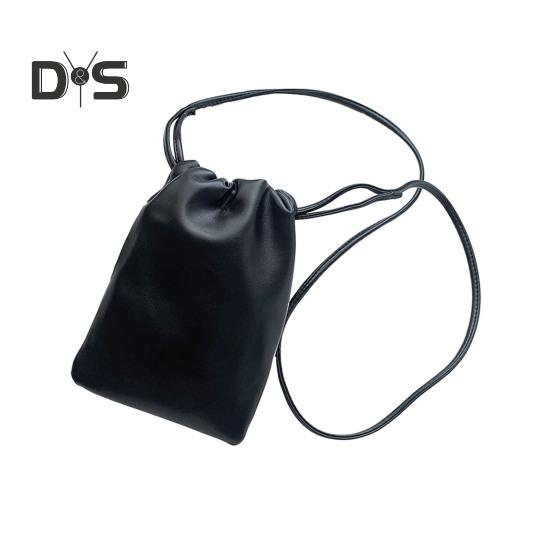 Женская сумка для мобильного телефона из искусственной кожи сумка через плечо однотонный портативный кошелек для телефона для повседневной жизни путешествий шопинга чёрный 980₽