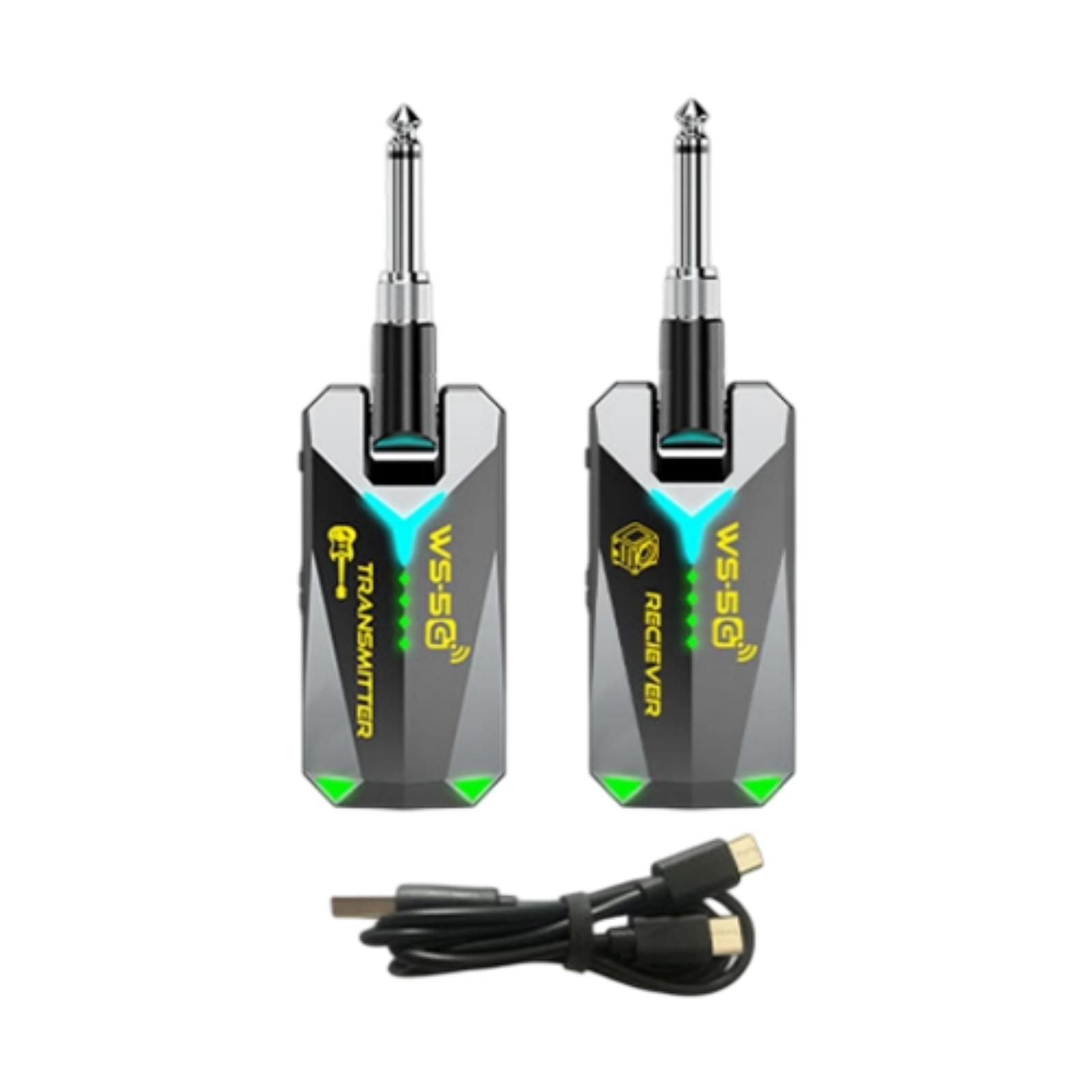 5.8GHz Wireless Guitar Audio System Long Range Transmission for Guitar Bass чёрный