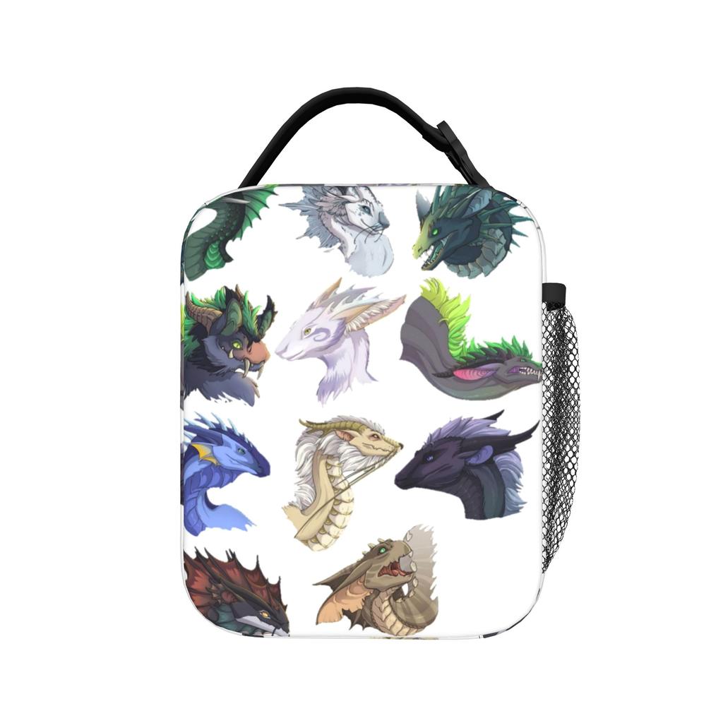 Monster Hunter Rise Insulated Lunch Bag Cooler Bag Lunch Container MHW Risemonster Tote Lunch Box Food Storage Bags College